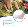 R A Products Silicone Gel Heel Pad Socks for Pain Relief (Beige, Free Size) view 4