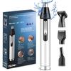 Cleanfly Nose Hair Trimmer, USB Rechargeable Ear and Nose Hair Trimmer for Men Professional Painless Nose Hair Remover, 4 in 1 Mens Grooming Kit with Electric Ear Hair Trimmer(White) view 1