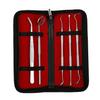 BSIPL Dental Tools Pack of 5 Dental Pick Dental Scaler, Stainless Steel Dental Duty Cleaning Tools for Plaque Tartar Removal of Personal Oral Care & Pet Use view 2