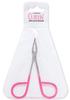 Curtis PROFESSIONAL Salon TWEEZERS with Easy Scissor Handle, CASE Included; The BEST PRECISION EYEBROW TWEEZERS Men/Women; Tools for Facial Hair, Ingrown Hair, Blackhead; Pink & Silver EASY TO HOLD view 4