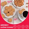 Artinci Sugar Free Almond Cookies (185g x 3), Premium California Almond Flour, Gluten-Free, No Maida, Diabetic Friendly, High Protein and High Fiber Digestive Biscuits, Sugarfree Healthy Cookies view 4