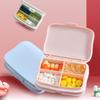 Dorakitten Travel Pill Organizer 4 Compartments Pill Storage Box Pill Tablet Holder Daily Pill Dispenser Pocket Pill Holder Pill Travel Case view 2