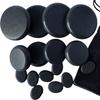 16 Pcs Professional Large Massage Black Stone Set Basalt Hot Rocks Stones view 4