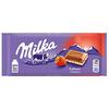 Milka Strawberry Yogurt Chocolate, 2 X 100 Gm view 2