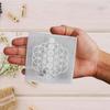7 Chakra Selenite Charging Plate 8 CM | Natural Crystal Showpieces for Home Decor, Energy Cleansing & Meditation | Vastu Decorative Items & Spiritual Item for Reiki
