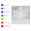 7 Chakra Selenite Charging Plate 8 CM | Natural Crystal Showpieces for Home Decor, Energy Cleansing & Meditation | Vastu Decorative Items & Spiritual Item for Reiki view 2