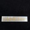 9Dzine Selenite Seven Chakra Golden Symbols Engraved Selenite Stick/Plate/Wands for Yoga Meditation Balancing Rekhi Selenite Charging Plate(White)(19.5 Cm) view 3