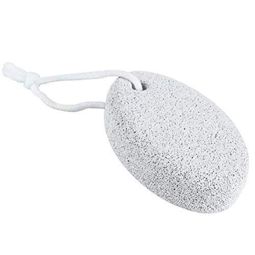 AKADO Pumice Stone for Feet & Hands - Pedicure Tool Exfoliation to remove dead skin (white)