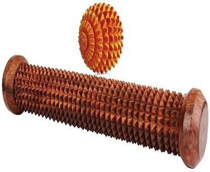 Acs ACUPRESSURE ROLLER AND BaLL ACUPRESSURE ROLLER AND BALL Massager (Brown)