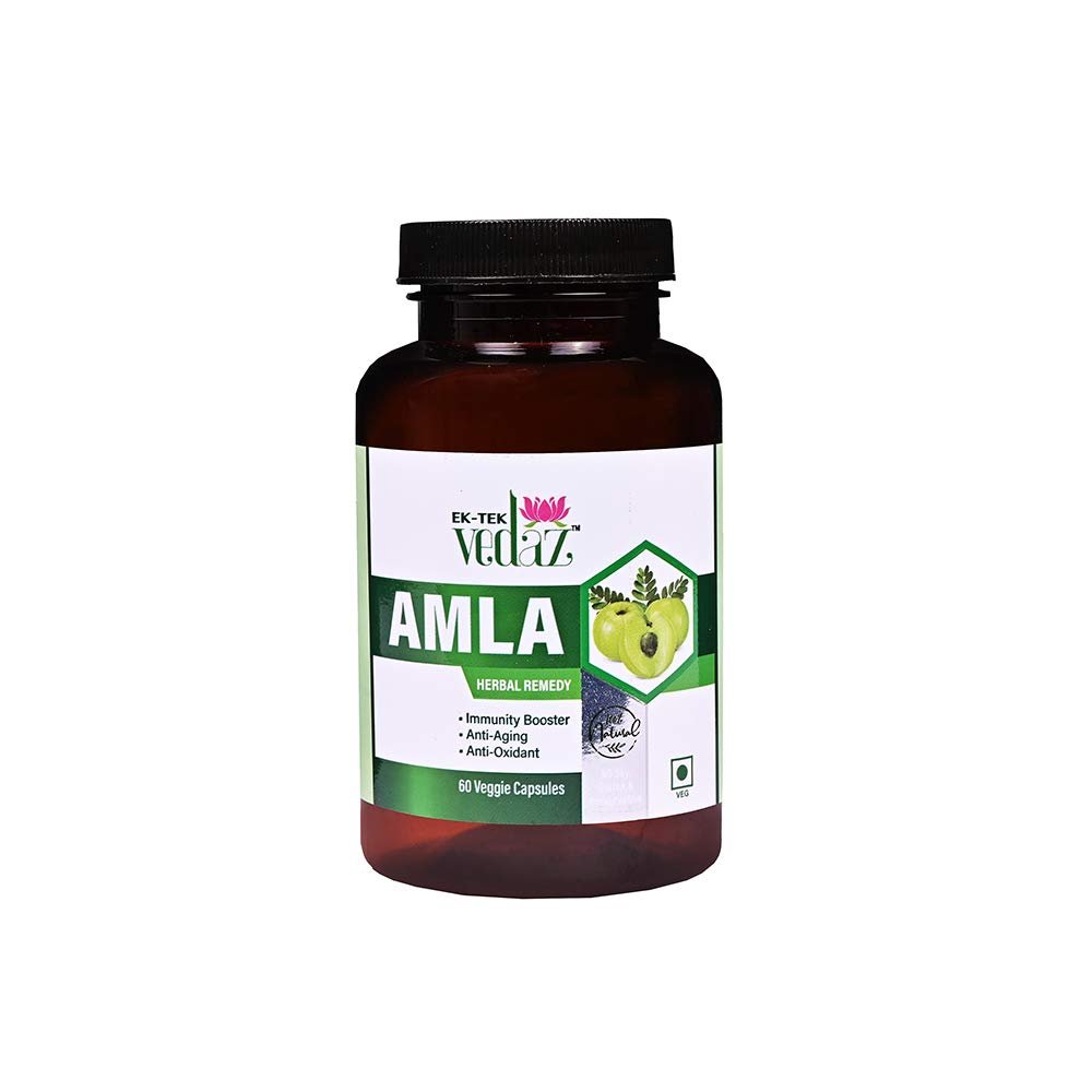 EKTEK Amla Veg. Herbal Remedy Immunity Booster 60 Veggie Capsules