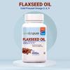 Alpspure Nutra Flaxseed Oil 1000Mg Omega 3-6-9 (Pack of 2-60 Softgel Capsules Each) | Natural Omega 3,6,9 Supplement | Promotes Healthy Heart, Joints, Skin, Brain & Digestion | For Men & Women view 4