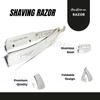 Fortive Gentleman Barber Folding Face Razor for Men - Stainless Steel Shaver for Men with Free Blade, Beard Shaper Tool - Straight Razor for a Precise and Smooth Shaving view 2