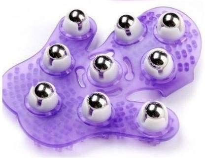 Acs 9 Ball Massage Glove Massager (Purple)