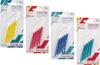 MEDICEPT DENTAL Medicept PROTEC Angled Interdental manual Brush Narrow and Wide Space for adults, Assorted (1xYellow, 1xBlue, 1xPink, 1xGreen) - Pack of 4. view 1