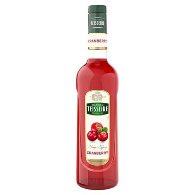 Mathieu Teisseire Cranberry Syrup, 33.81 fl oz 1000 ml
