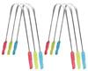 Jaravik Steel Tongue Cleaner Scraper with Multicolour Handle Pack of 6 view 1