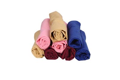 Glus Cotton Pack of 8 pcs Roti Pona Roti Cover Reusable & Washable Cloth Napkins That Easily Fits in Tiffin & Lunch Box (Pack 8, King)
