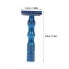 Double Edge Shaving Razor Safety Beard Razor Zinc Alloy Manual Mustache Removal Shaving Tool Fashionable view 4