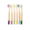 6pcs Manual Toothbrushes Set Oral Care Bamboo Toothbrush with Dense Bristles for Kids Daily & Travel view 1