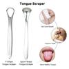Tongue Scraper Set Stainless Steel Teeth Cleaner Tongue Scrapers Mouth Mirrors for Adults Set of 5 Teeth Cleaning Tools Oral Care Kit view 2