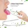 Tongue Scraper Set Stainless Steel Teeth Cleaner Tongue Scrapers Mouth Mirrors for Adults Set of 5 Teeth Cleaning Tools Oral Care Kit view 3