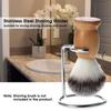 Stainless Steel Shaving Holder Stand for Shaving Brush Bowl Shaving Tool Organizer view 3