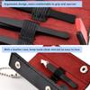 4Pcs Eyebrow Grooming Trimming Kit Ingrown Hair Removal Precision Stainless Steel Tweezers with Leather Case for Eyebrows view 4