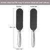 Stainless Steel Foot Rasp Kit 1Double Side Foot File+10pcs Sandpaper Pedicure Dead Skin Remover Cuticle Callus Rasp Foot Care Tool view 3