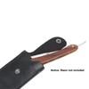 PU Leather Razor Pouch Sheath Straight Long Razor Case Holder for Long Handle Safety Razor view 4