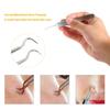 Bend Curved Blackhead Acne Clip Tweezer Stainless Steel Pimple Comedone Remover Facial Skin Cleaning Tool view 3