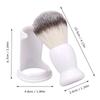 Shaving Tools for Men's Wet Shaving Brush Holder Stand & Hair Beard Brush view 2