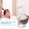 Shaving Tools for Men's Wet Shaving Brush Holder Stand & Hair Beard Brush view 3