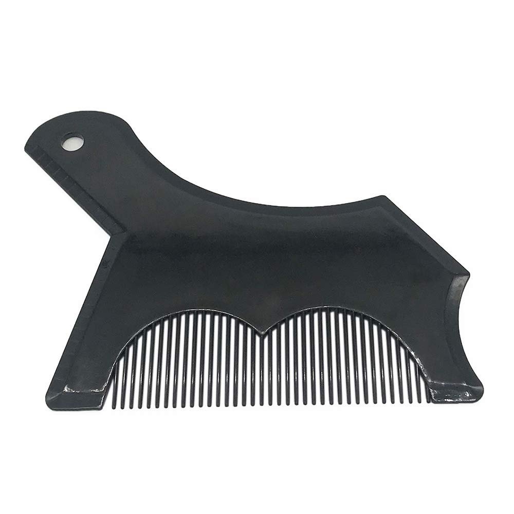 Beard Shaper with Inbuilt Comb for Shaping & Styling Tool Beard Guide Shaper Stencil Works with Beard Trimmer or Razor for Beard & Facial Hair Grooming