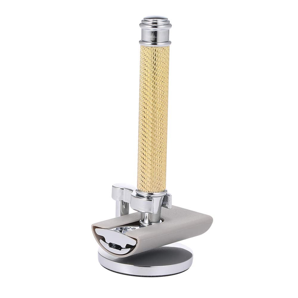 Double-Edged Shaving Razor Set Safety Beard Razor with Shaving Razor Base tective Cover Mustache Removal Shaving Tool Fashionable Sustainable and Durable