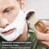 Men's Beard Shaving Brush Barber Salon Men Facial Beard Cleaning Grooming Appliance Shave Tool Razor Brush with Wood Handle view 4