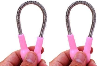 R A PRODUCTS Facial Hair Remover Quick Smooth Effective Threading Tool Portable Epilator Spring Stick Pack Of 2