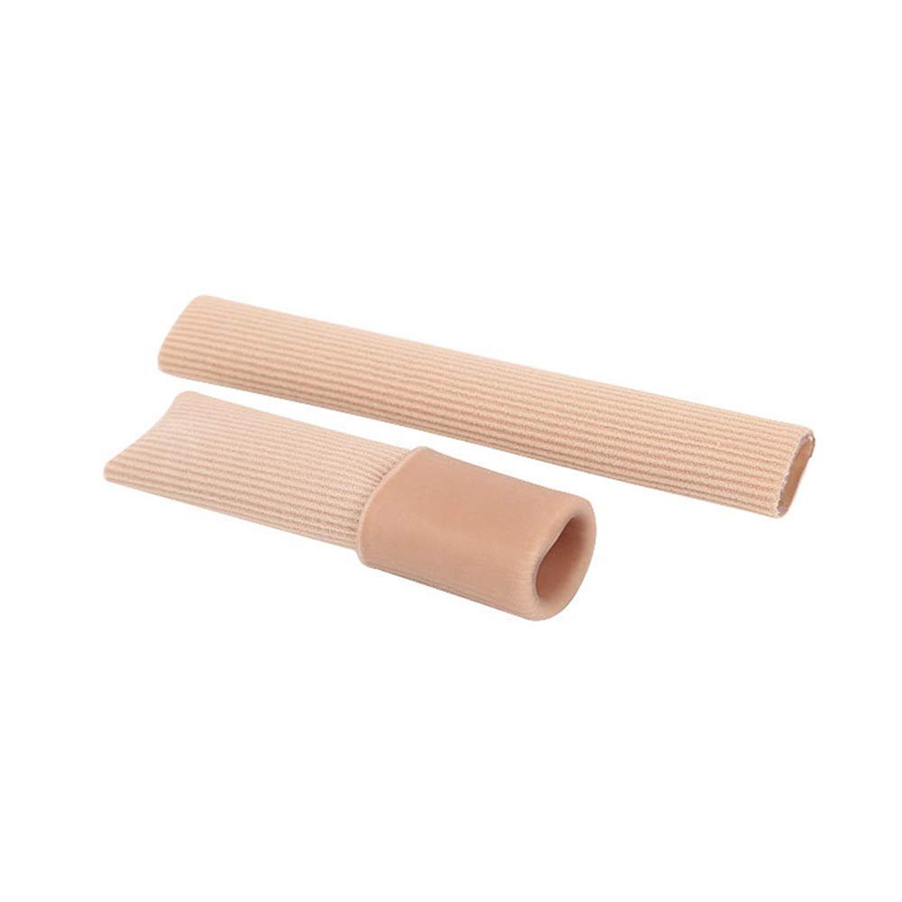 15cm S/M/L Fabric Finger Toe tector Separator Applicator Pedicure Corn Callus Remover Hand Pain Relief Soft Silicone Tube Foot Care Tool