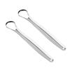2 Pack Stainless Steel Tongue Scraper for Tongue Cleaning Reducing Bad Breath Tongue Cleaners Metal Tongue Cleaning Tool view 1