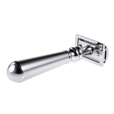 Double Edge Safety Razor Men's Traditional Shaving Razor Long Handled Razor for Dry & Wet Shaving Male Shaving Tool