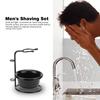 2 in 1 Men's Shaving Set Shaving Brush Holder Shaving Bowl Cup for Dry or Wet Shaving Male Facial Cleaning Tools Shaving Stand Organizer Beard Shaving Kit view 2