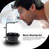 2 in 1 Men's Shaving Set Shaving Brush Holder Shaving Bowl Cup for Dry or Wet Shaving Male Facial Cleaning Tools Shaving Stand Organizer Beard Shaving Kit view 3