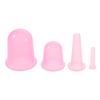 4pcs 4 Sizes Silicone Massage Cup Facial Cupping Cup Vacuum Cupping Face Eye Care Treatment view 1