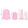 4pcs 4 Sizes Silicone Massage Cup Facial Cupping Cup Vacuum Cupping Face Eye Care Treatment view 3