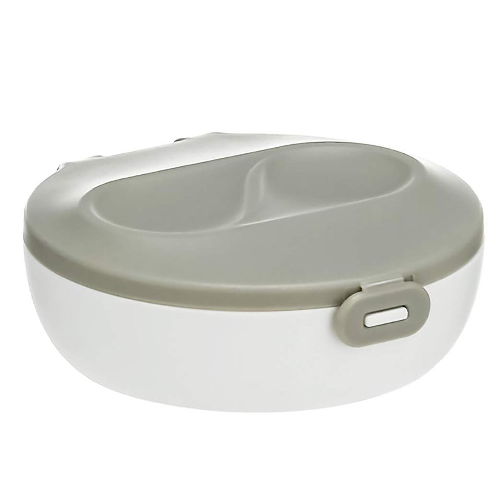 Anjetan Round Pill Organizer 6 Grids Daily Airtight Circle Pill Storage Case for Pill Airtight Pill Box Vitamin Containers Round Pill