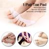 1 Pair Toe Pads Forefoot Cushions Toe tector Foot tection Open-Toed Toe tective Cover Pads Toe Care Tool view 3