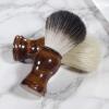 Men's Beard Shaving Brush Barber Salon Men Facial Beard Cleaning Grooming Shave Tool Razor Brush with Wood Handle view 3