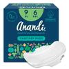 Anandi sanitary pads for women 6 XXL & 9 XL Pads | Biodegradable Organic pads with Disposal pouch | Certified ~100% Compostable view 1
