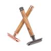 Double-Edged Safety Razor Wood Handle Razor Stainless Steel Manual Shaving Razor view 4