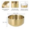 Men's Metal Shaving Bowl Barber Brass Soap Mug Cup Face Cleaning Soap Bowl for Razor Shaving Brush view 2