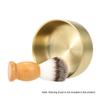 Men's Metal Shaving Bowl Barber Brass Soap Mug Cup Face Cleaning Soap Bowl for Razor Shaving Brush view 4